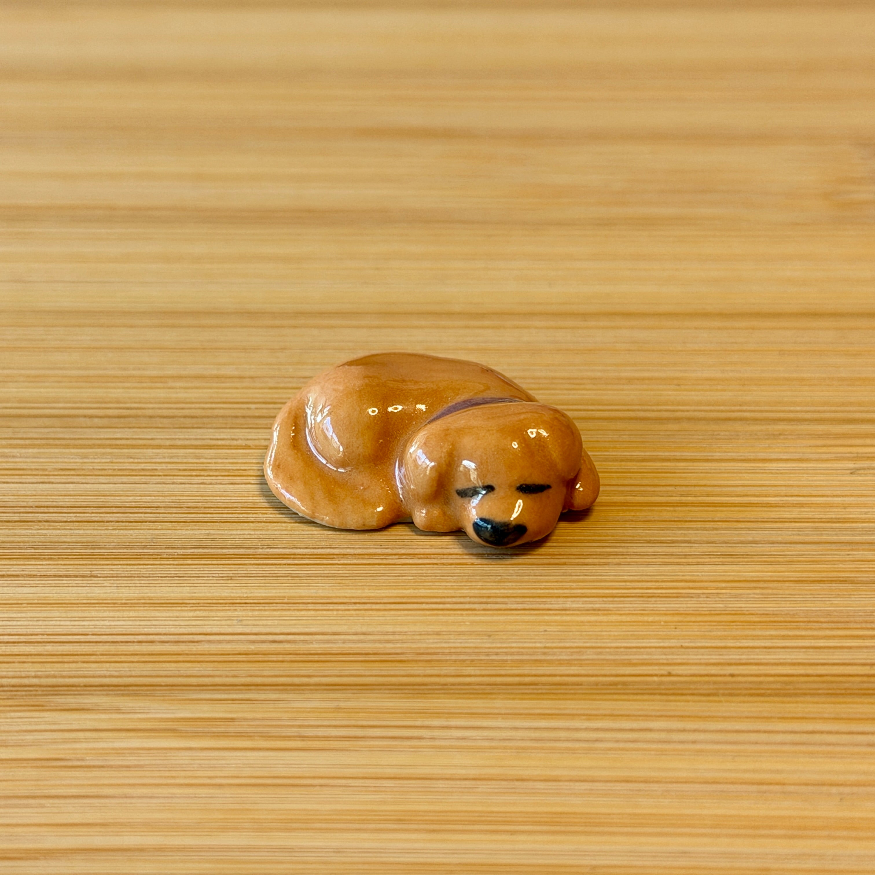 Puppy Petting Stone ~ Caramel