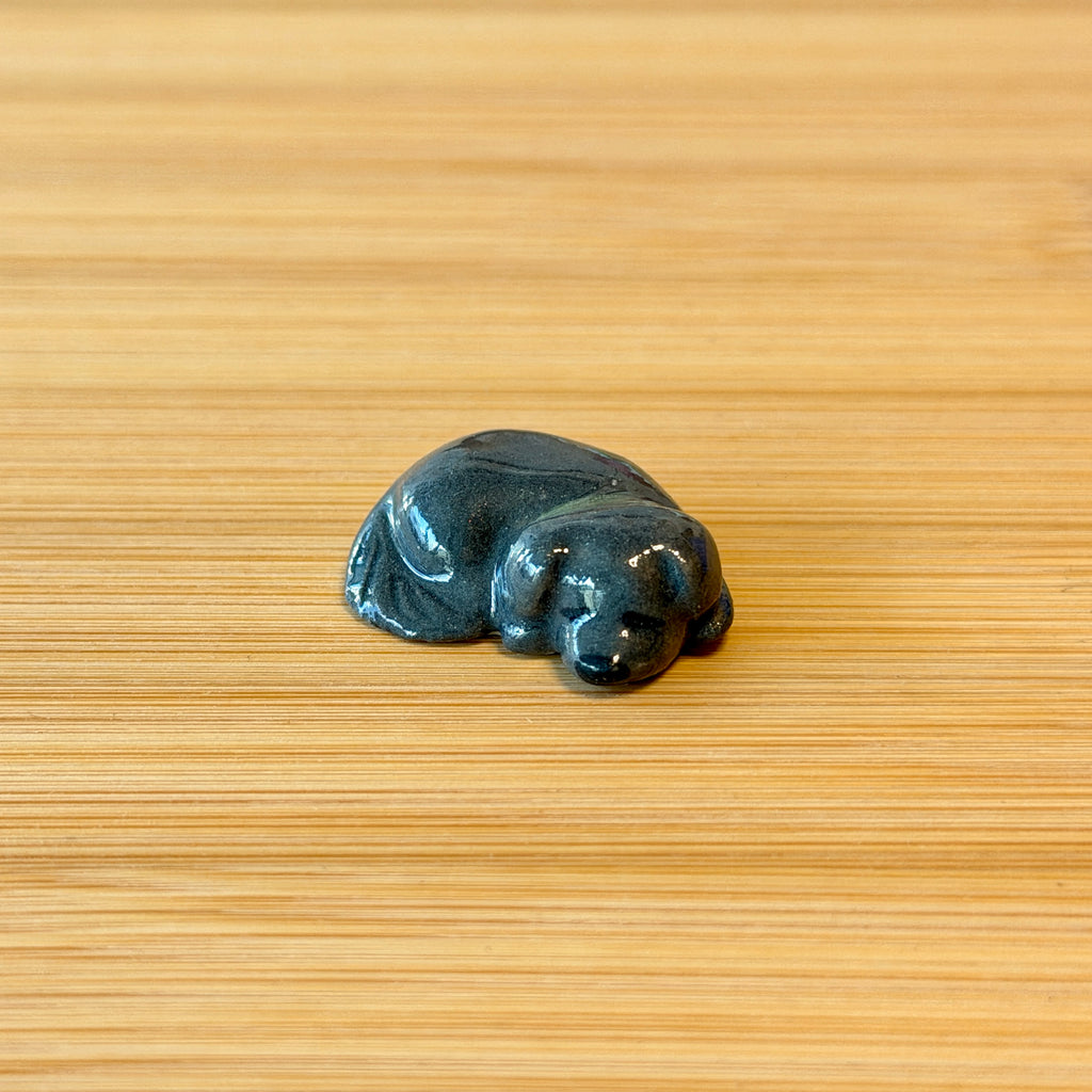 Puppy Petting Stone ~ Licorice