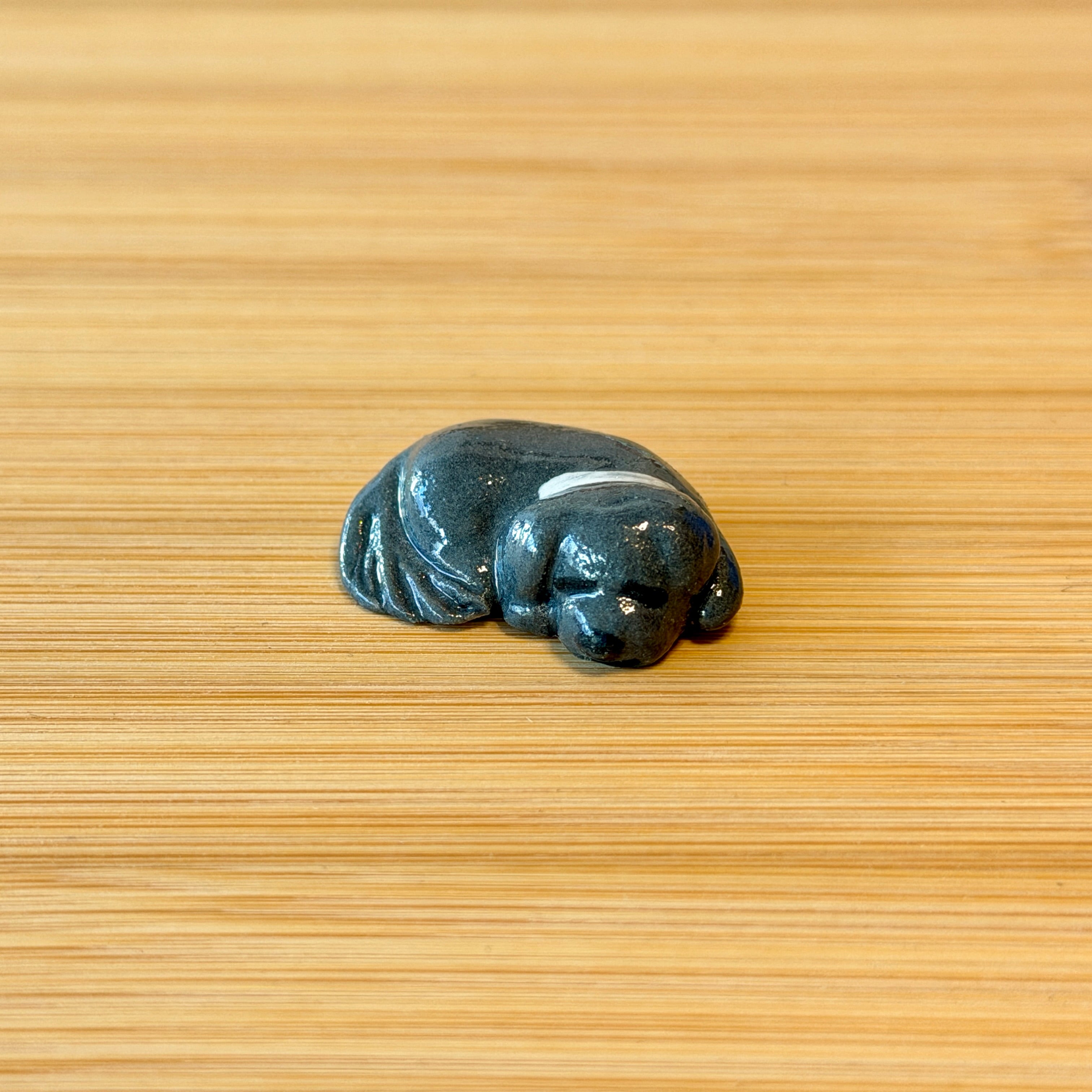 Puppy Petting Stone ~ Licorice