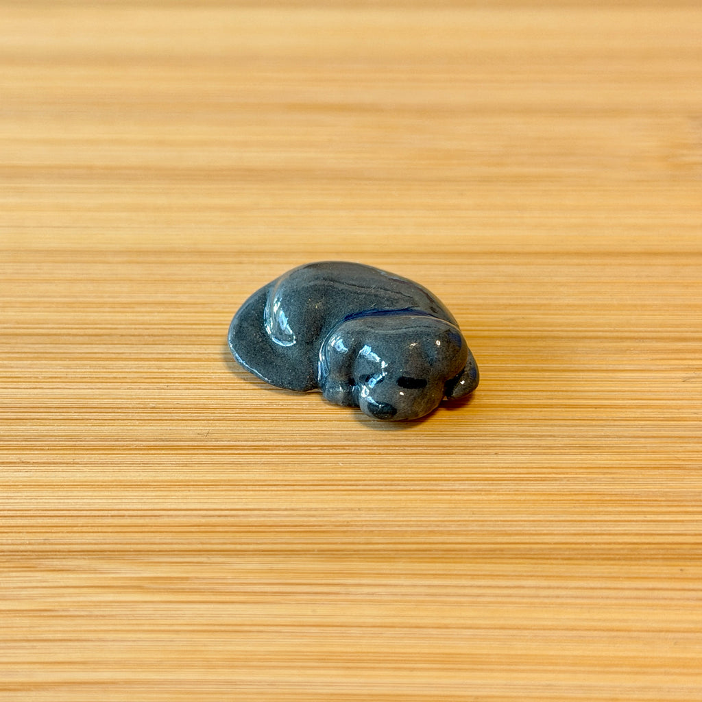 Puppy Petting Stone ~ Licorice