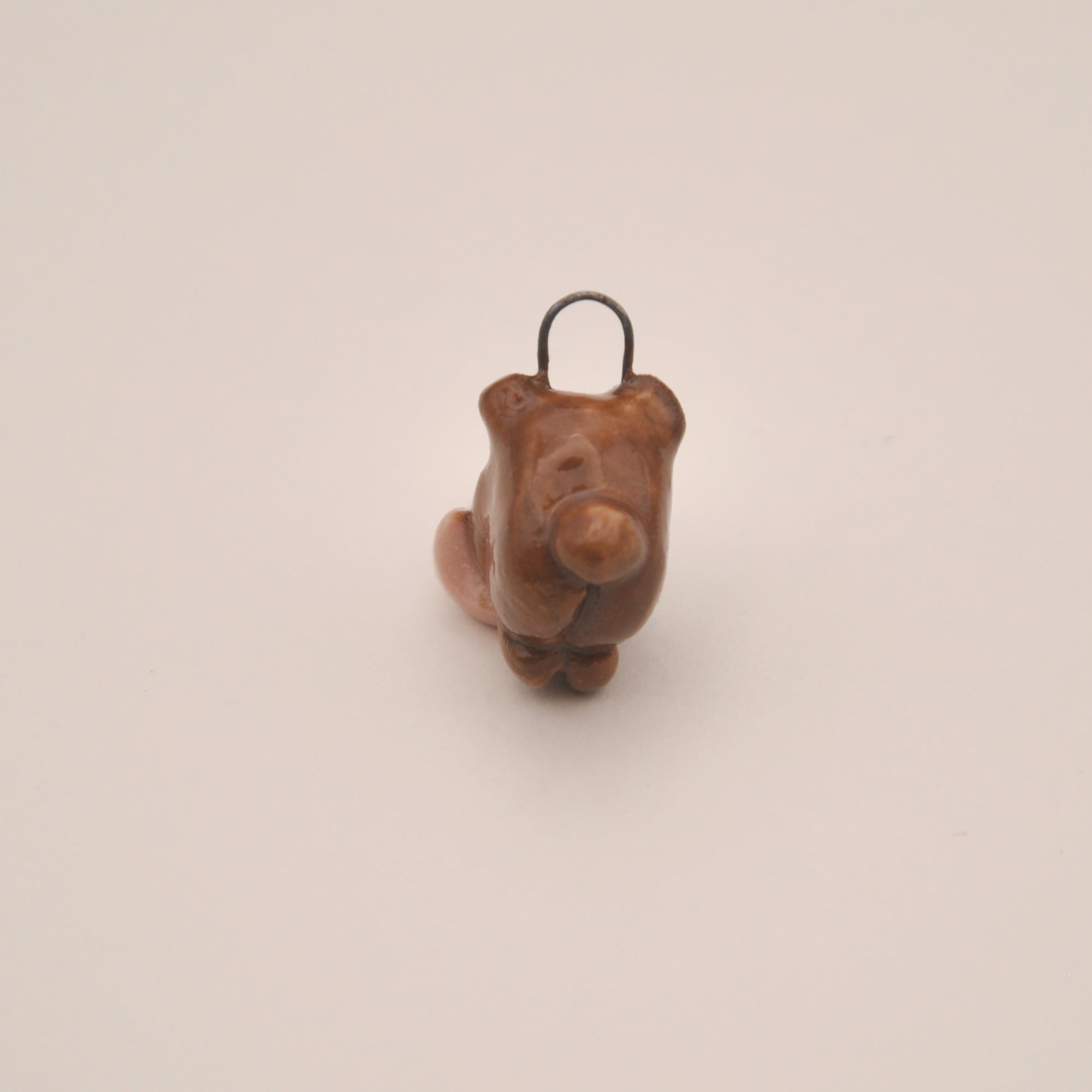 Brown Bear Charm ~ Holding a Heart