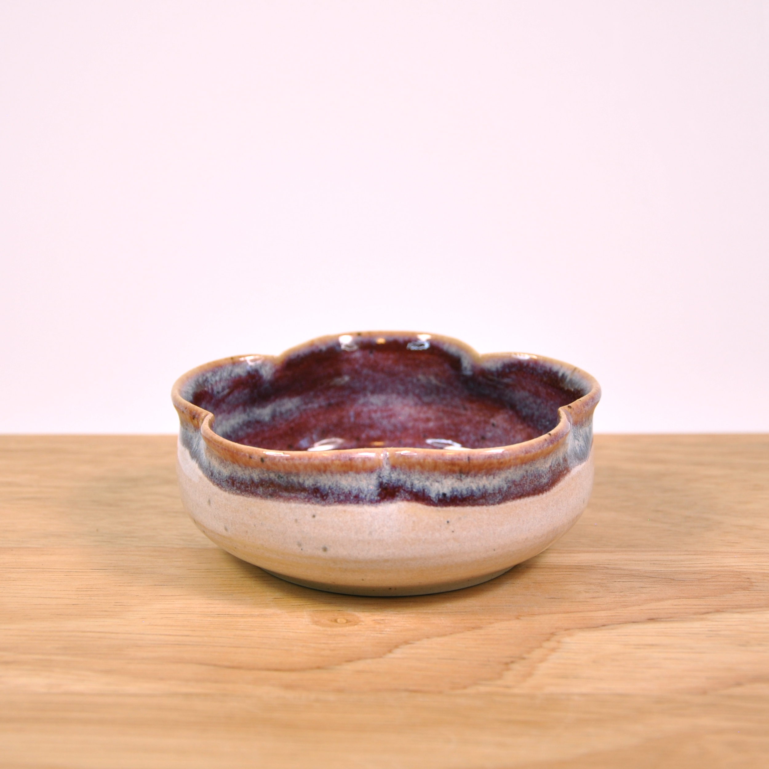 Flower Snack Bowl - Red Violet