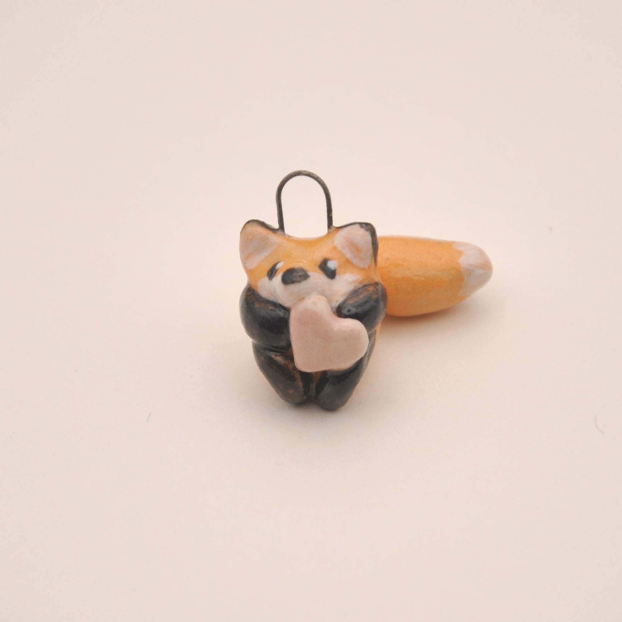 Fox Charm ~ Holding a Heart